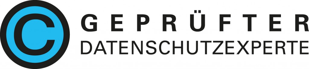 Offizielles Logo "Geprüfter Datenschutzexperte"